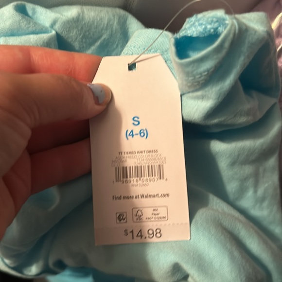 Blue Ombré tiered knee length dress (bundlepalooza add on to any bundle for $3) - Picture 6 of 6